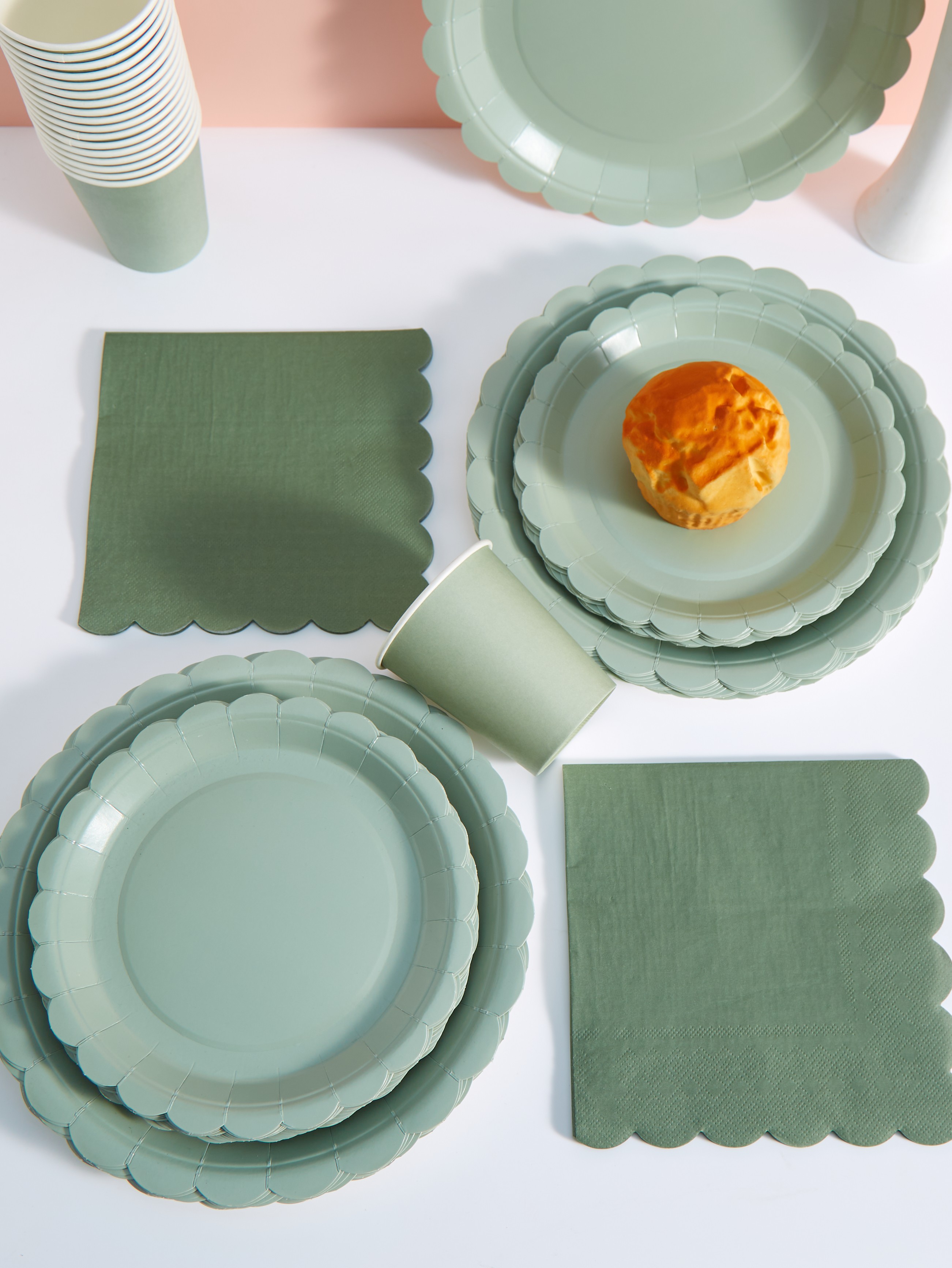 97pcs/set Disposable Tableware - Wedding Supply Decor avaliação e preço