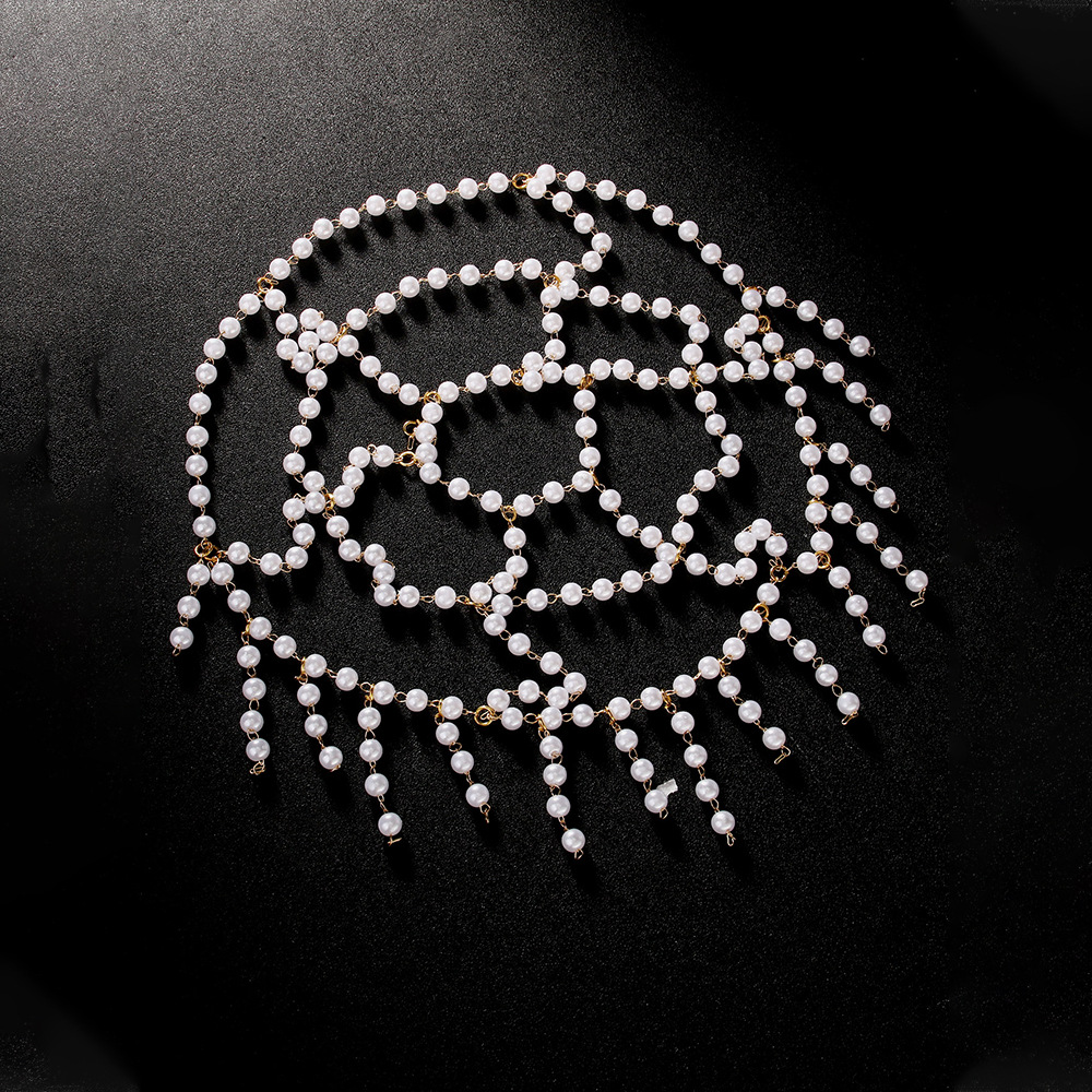 Great Gatsby Pearl Tassel Head - Indian Wedding Supply avaliação e preço