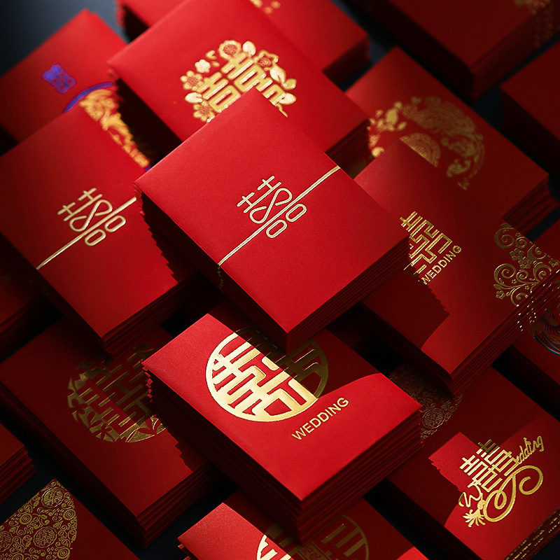50pcs Chinese New Year Red Env - Wedding Envelopes avaliação e preço