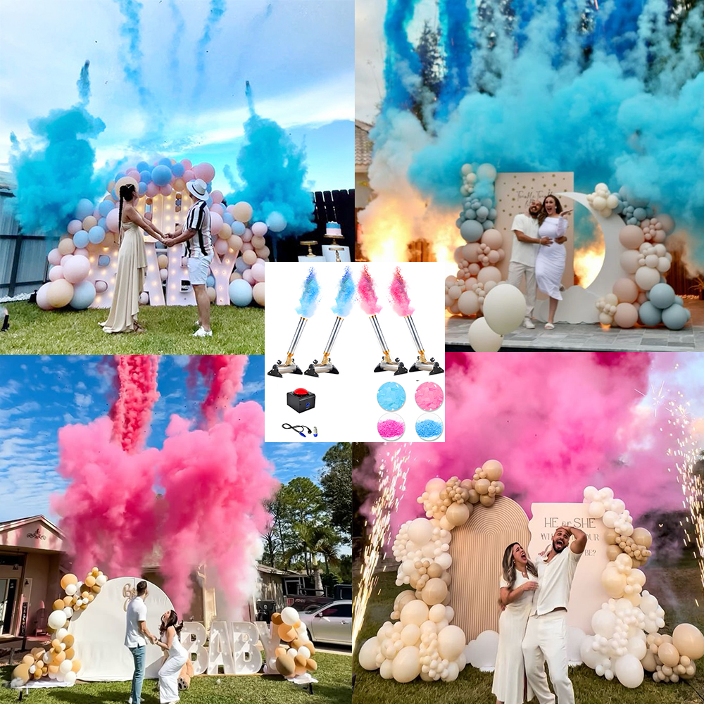 Tnt Gender Reveal Machine Kit  - Wedding Supply Kit avaliação e preço
