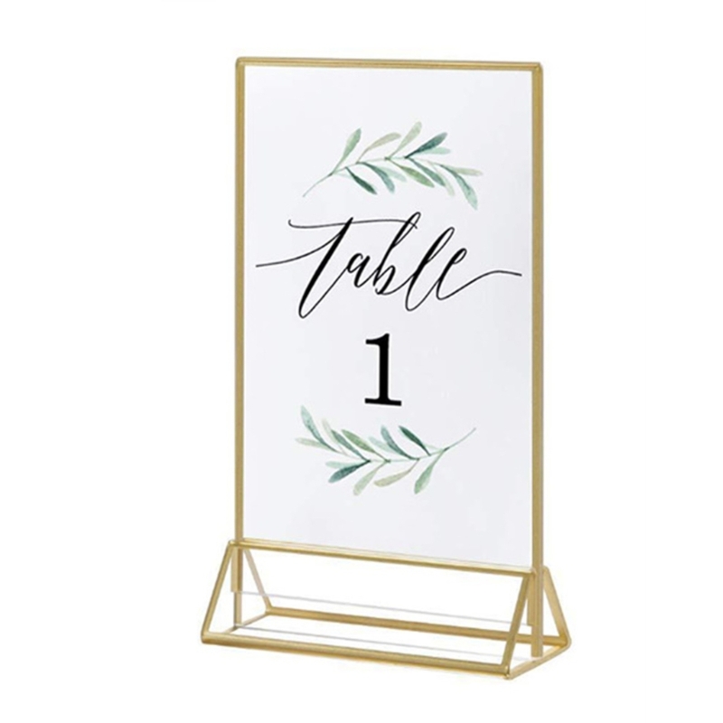 Clear Acrylic Wedding Table Nu - Table Number Gold avaliação e preço