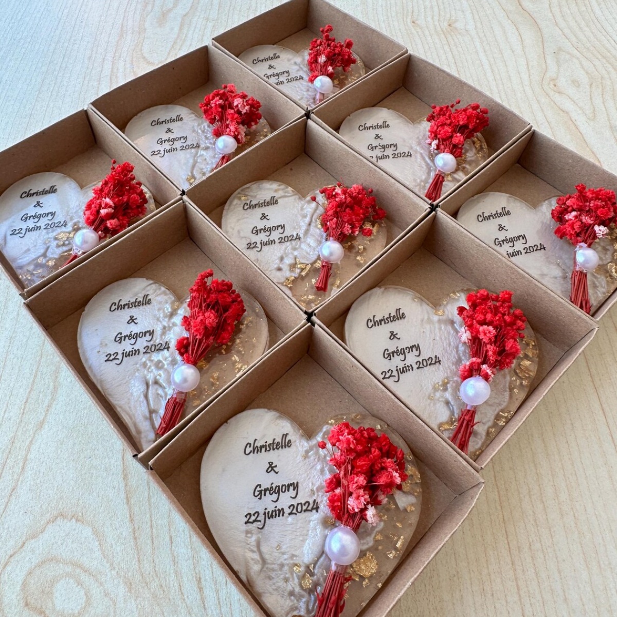 Personalized Magnet Favor for  - Wedding Favor Box avaliação e preço