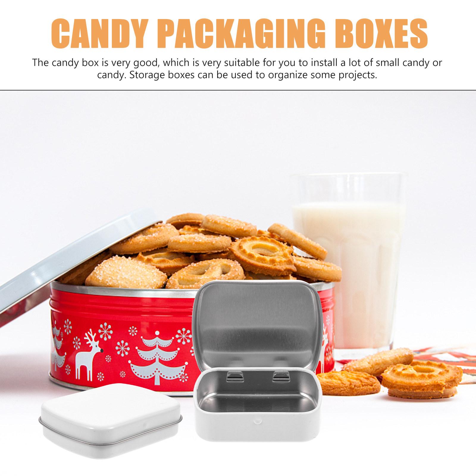 10Pcs Mini Tin Box Portable Sm - Wedding Favor Box avaliação e preço