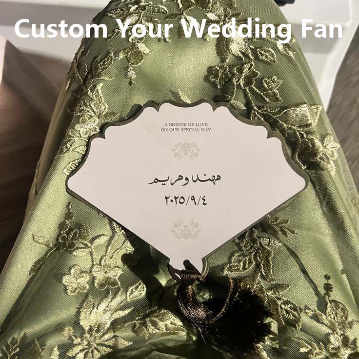 Custom Luxury Wedding Fan Pers - Wedding Supply Business avaliação e preço