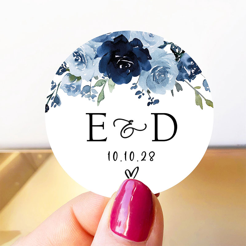 Personalized Floral Monogram W - Wedding Envelopes avaliação e preço