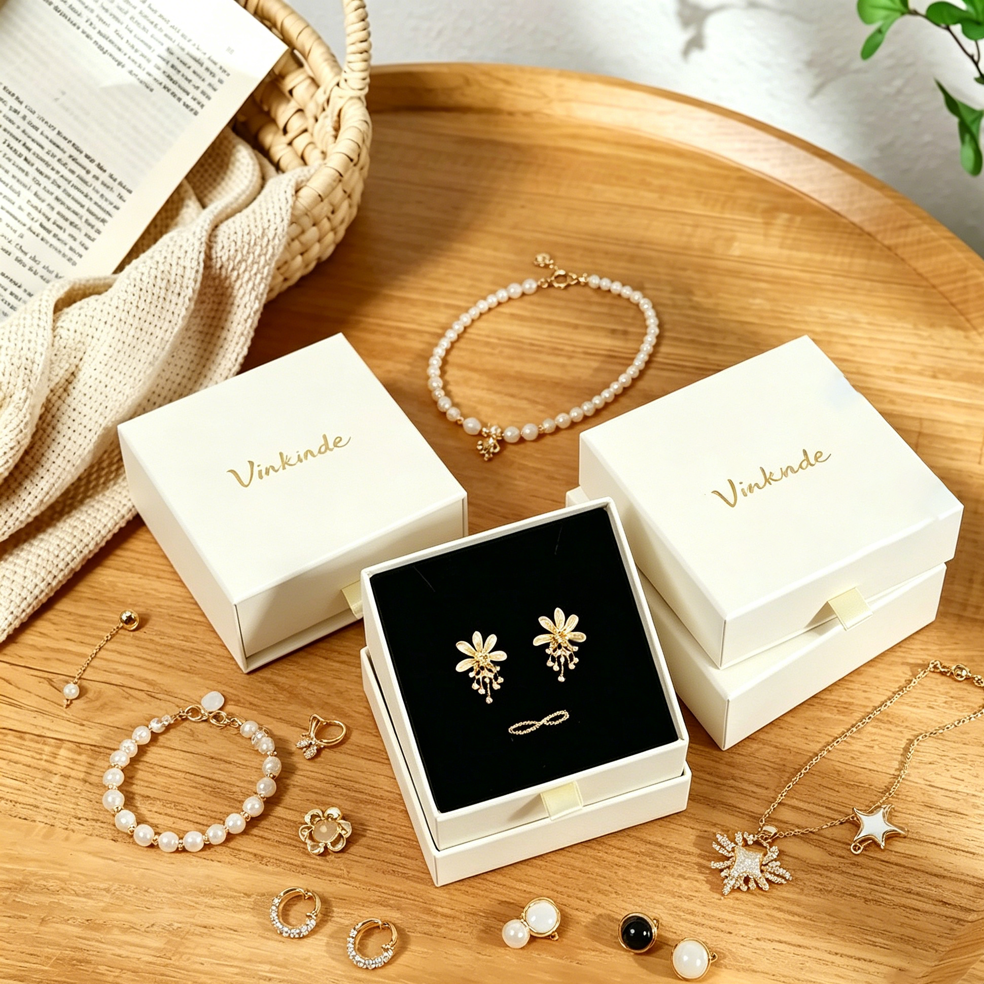 50Pack Jewelry Storage Box Cus - Wedding Favor Box avaliação e preço