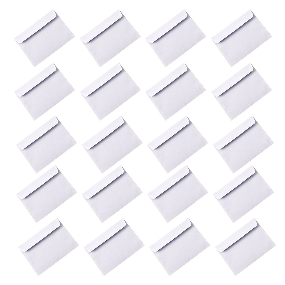 100Pcs Letter Size White Envel - Wedding Envelopes avaliação e preço