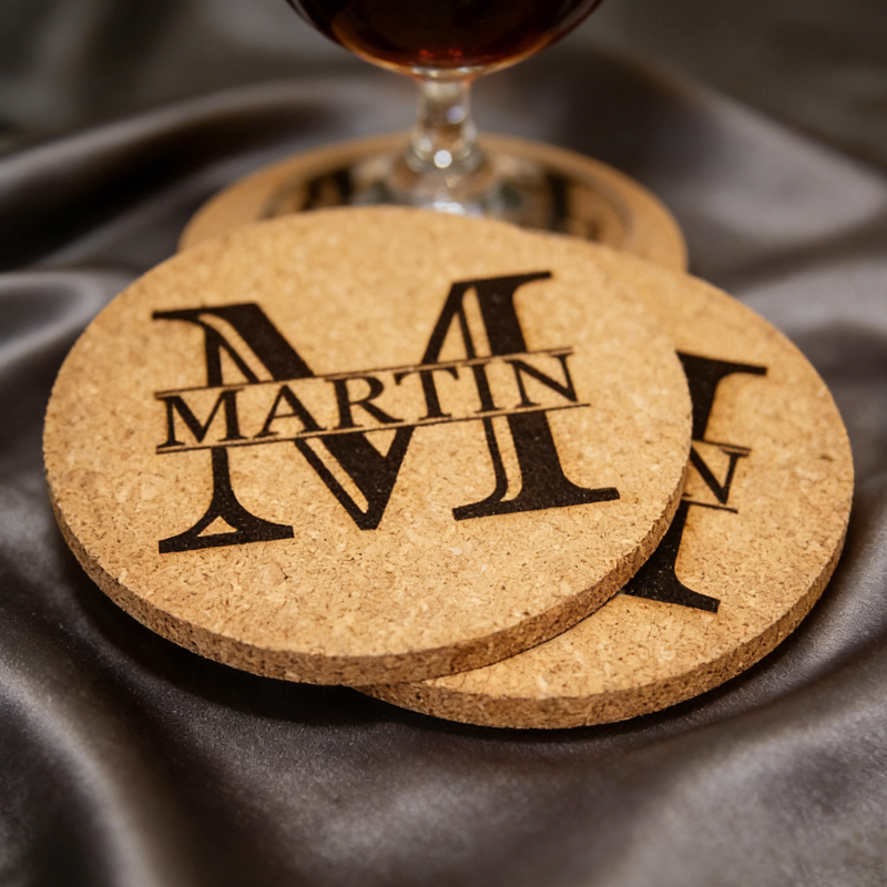 Personalized Cork Coasters Wed - Wedding Tap avaliação e preço