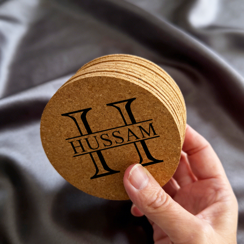 Personalized Cork Coasters Wed - Wedding Tap avaliação e preço