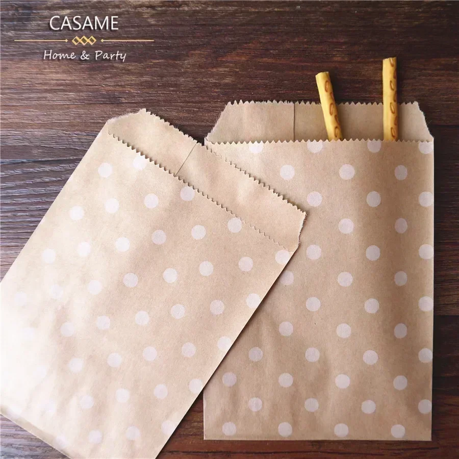 50pcs, 15x10cm Wave Dot Kraft  - Wedding Supply Business avaliação e preço