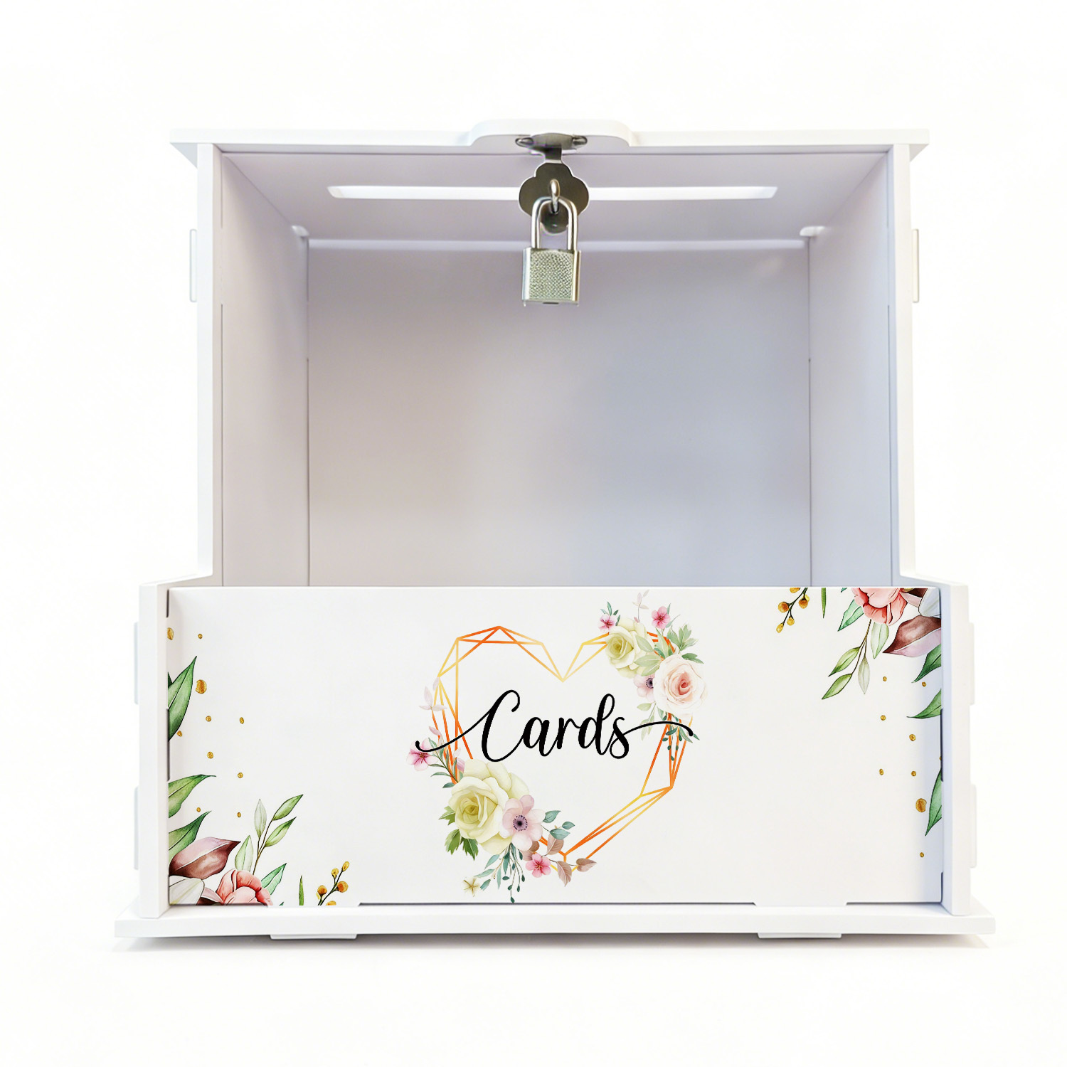 White PVC Wedding Card Boxes w - Wedding Favor Box avaliação e preço