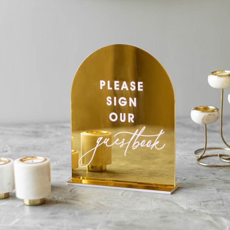 Set Of 4 Wedding Signs,In Lovi - Table Number Gold avaliação e preço