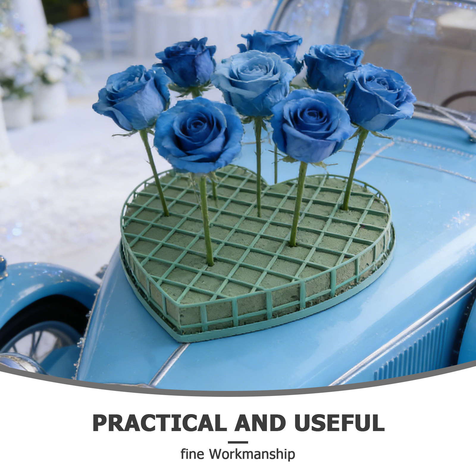 1Set Heart Floral Foam Cage Su - Wedding Supply Decor avaliação e preço