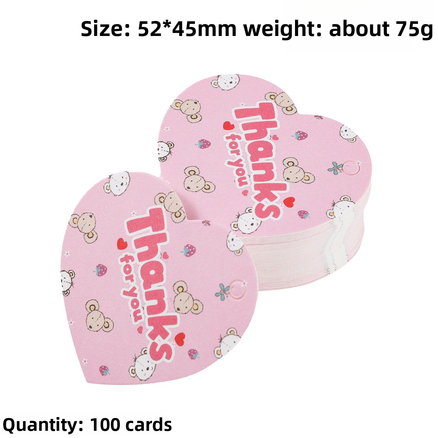 100pcs Thank You Gift Tags Car - Wedding Supply Decor avaliação e preço