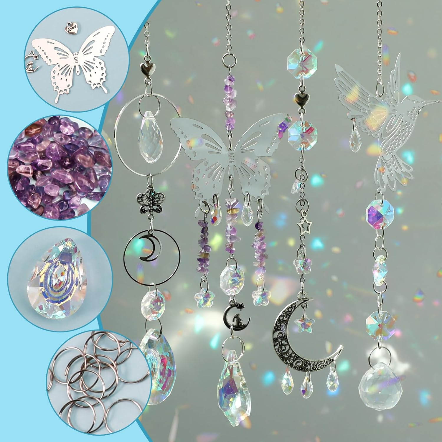 DIY 400pcs SunCatchers Making  - Wedding Supply Kit avaliação e preço