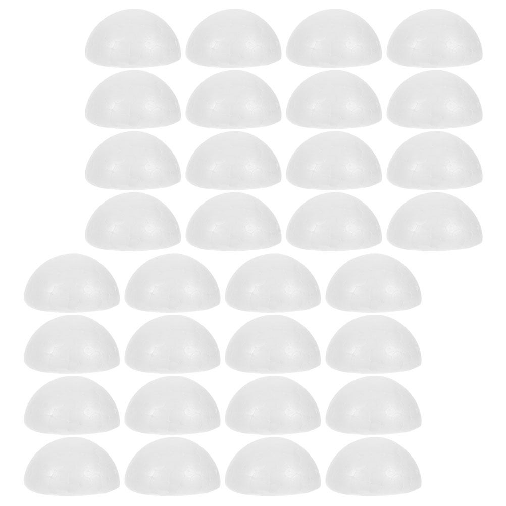 50Pcs White Half Ball Foam Flo - Wedding Supply Decor avaliação e preço