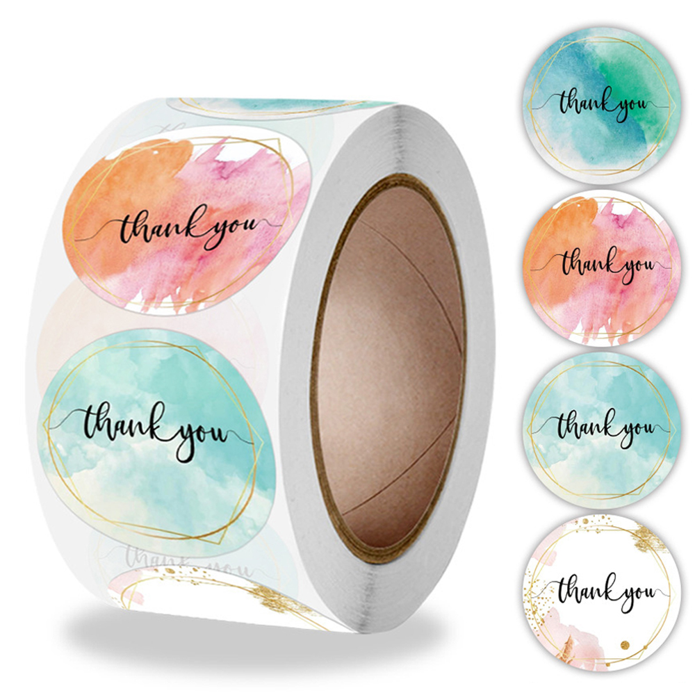 100-500 Pcs Thank You Stickers - Wedding Supply Business avaliação e preço