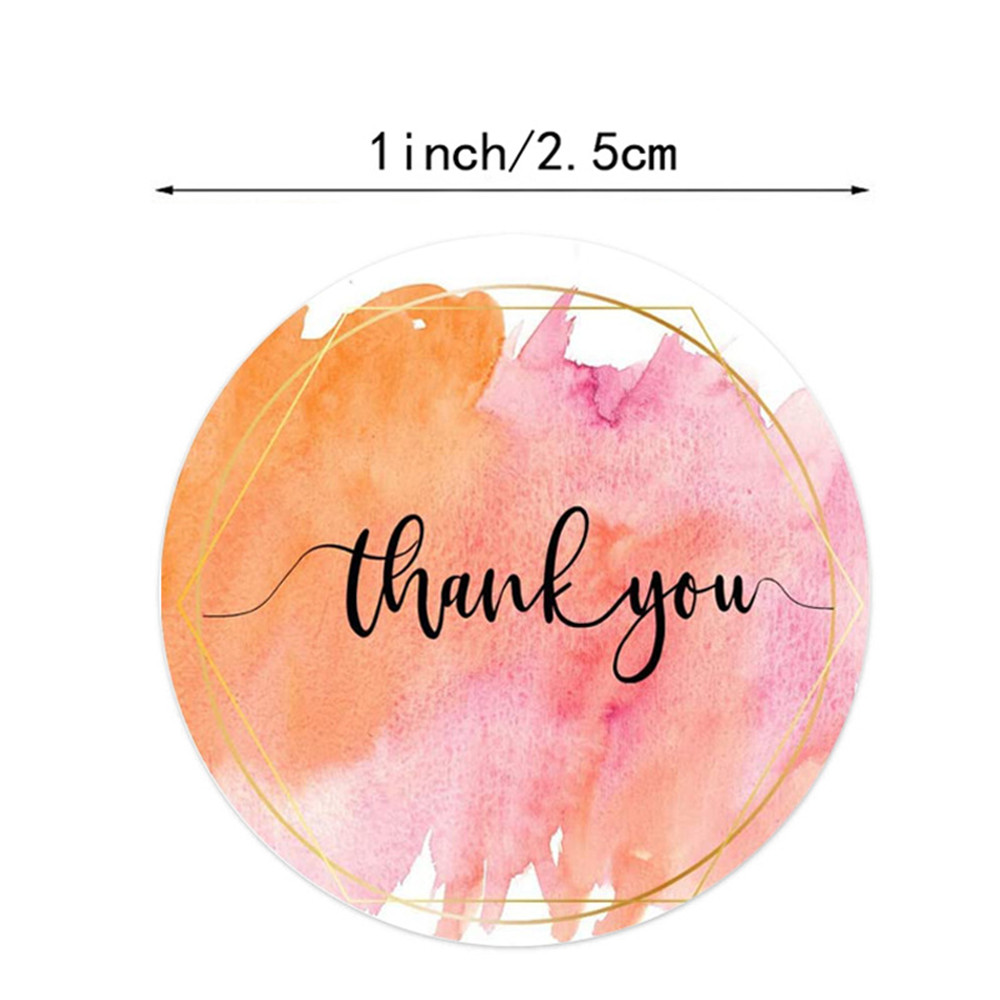 100-500 Pcs Thank You Stickers - Wedding Supply Business avaliação e preço