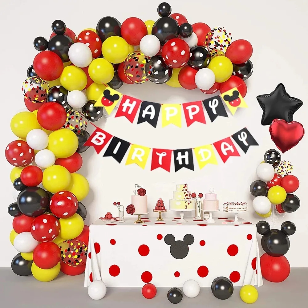 Red Black Yellow Balloon Garla - Wedding Supply Kit avaliação e preço
