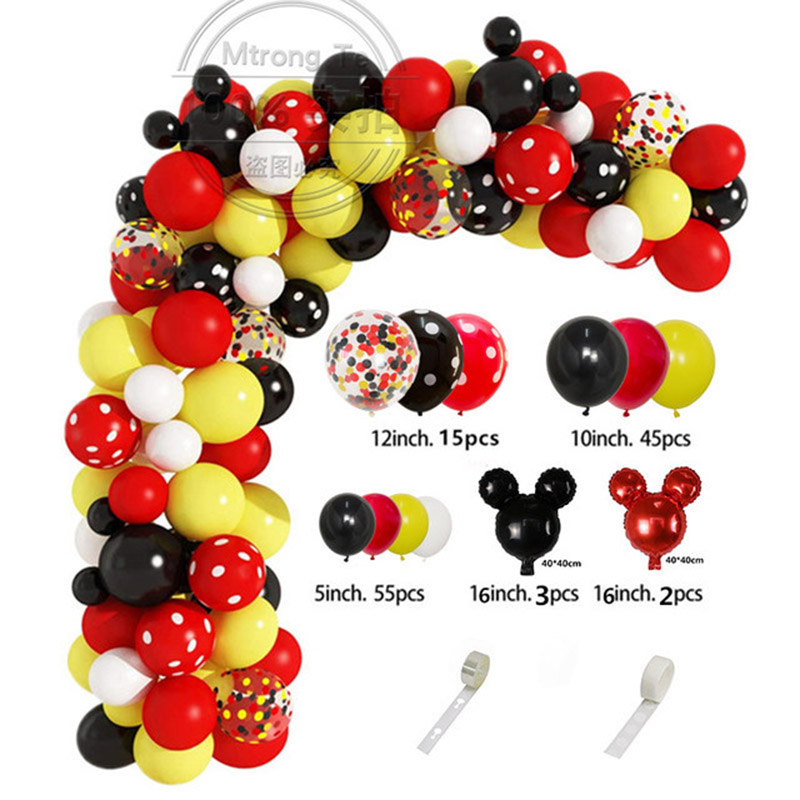 Red Black Yellow Balloon Garla - Wedding Supply Kit avaliação e preço