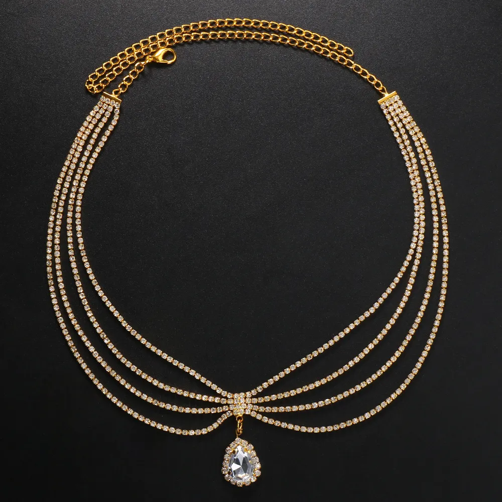 XSBODY Boho Bridal Rhinestone  - Indian Wedding Supply avaliação e preço