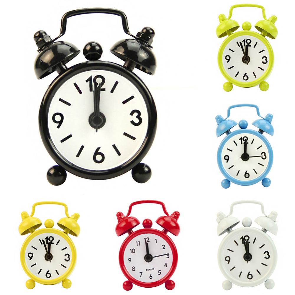 Portable Mini Alarm Clock Retr - Table Number Gold avaliação e preço