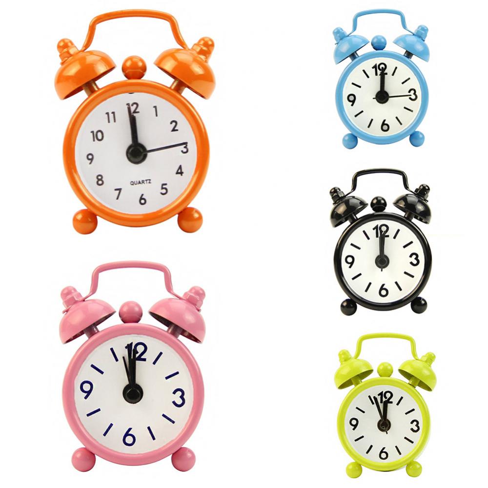Portable Mini Alarm Clock Retr - Table Number Gold avaliação e preço