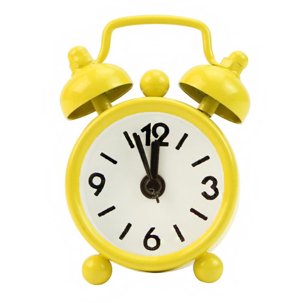 Portable Mini Alarm Clock Retr - Table Number Gold avaliação e preço