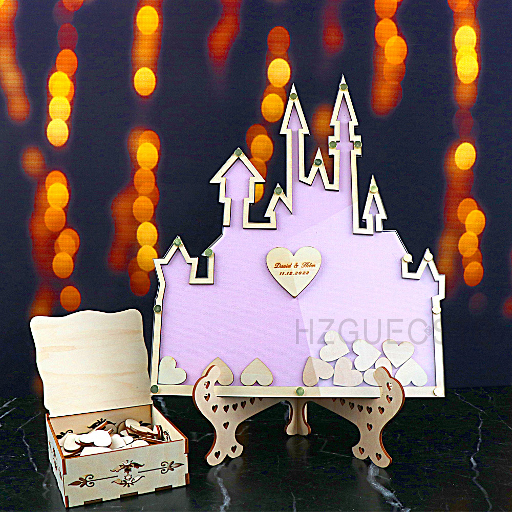 Personalized  Castle Guest Boo - Wedding Favor Box avaliação e preço