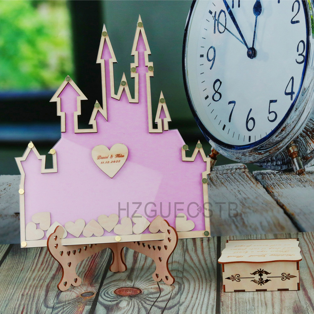 Personalized  Castle Guest Boo - Wedding Favor Box avaliação e preço