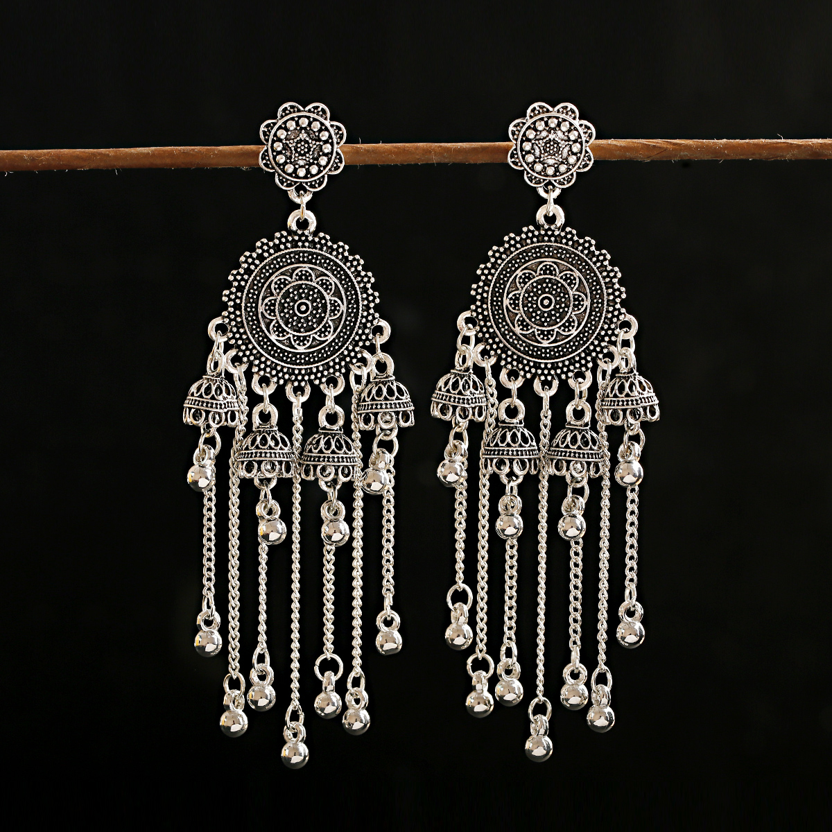 Chain Pendientes Earring And H - Indian Wedding Supply avaliação e preço