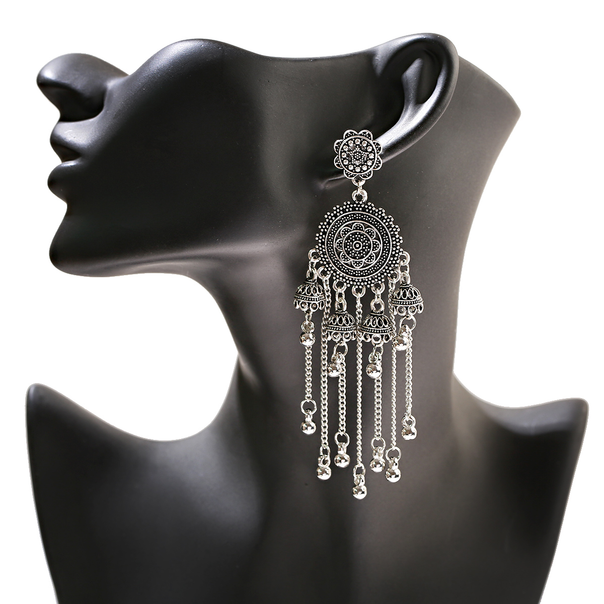 Chain Pendientes Earring And H - Indian Wedding Supply avaliação e preço