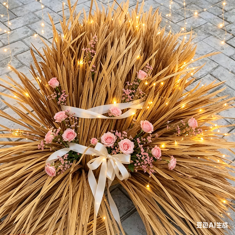 10m hot melt simulated thatch  - Wedding Party Supply Store avaliação e preço