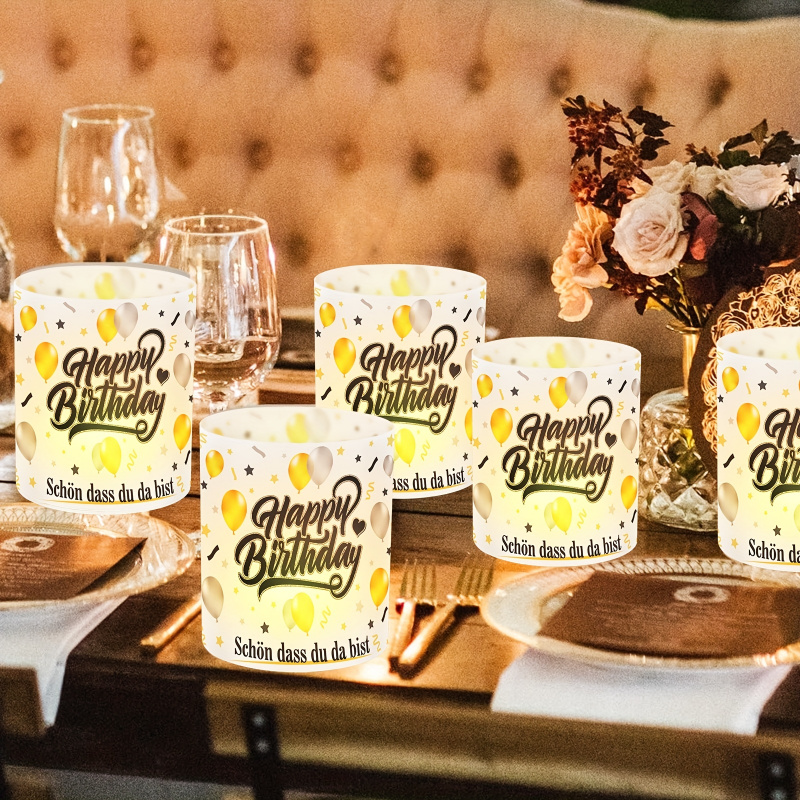 6 pcs. Black Gold Birthday Tab - Table Number Gold avaliação e preço