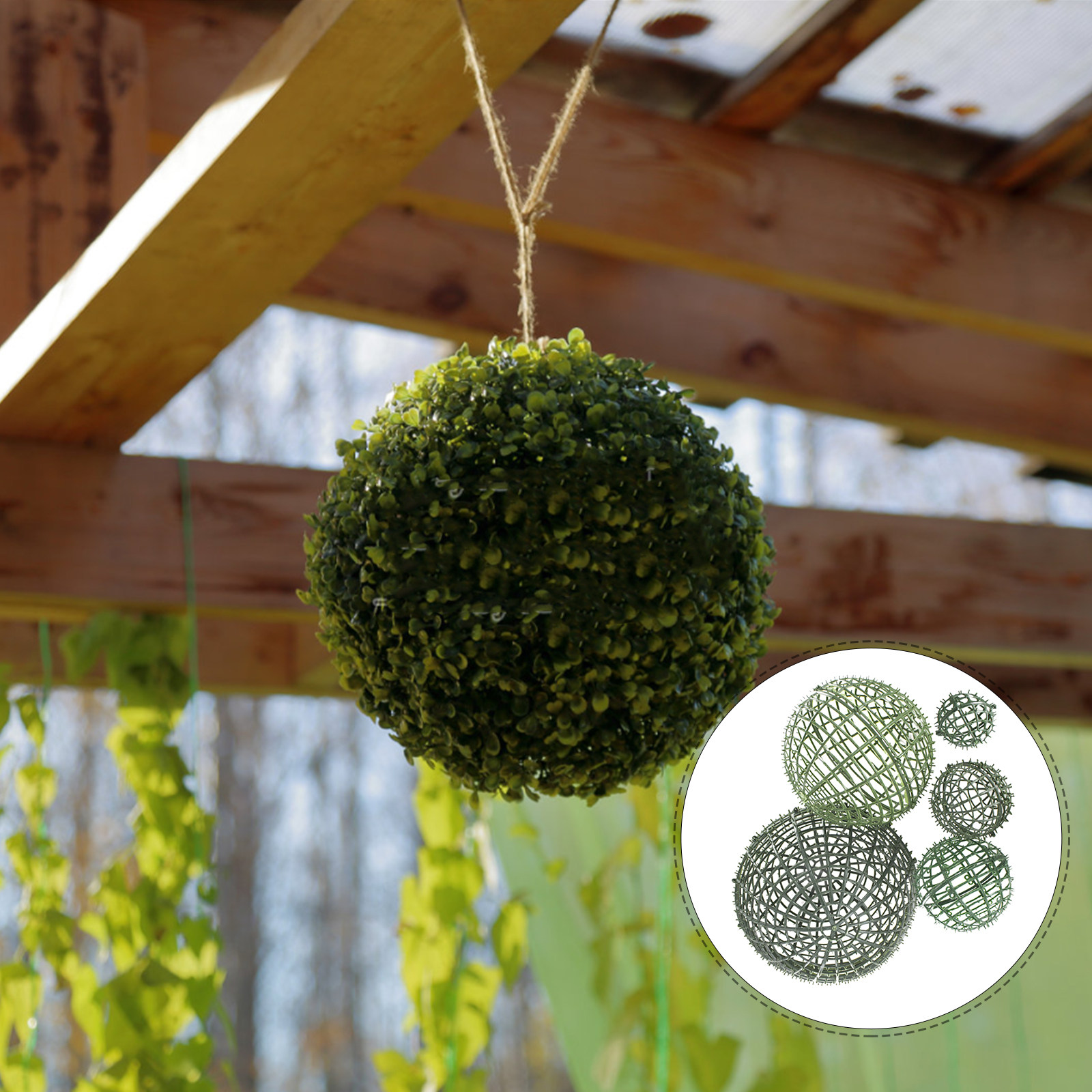 5Pcs Decorative Flower Ball Fr - Wedding Supply Decor avaliação e preço