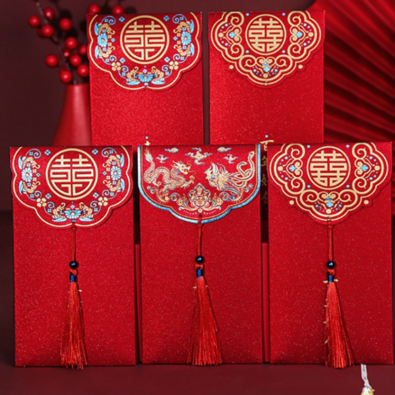 10pcs Traditional Chinese Wedd - Wedding Envelopes avaliação e preço