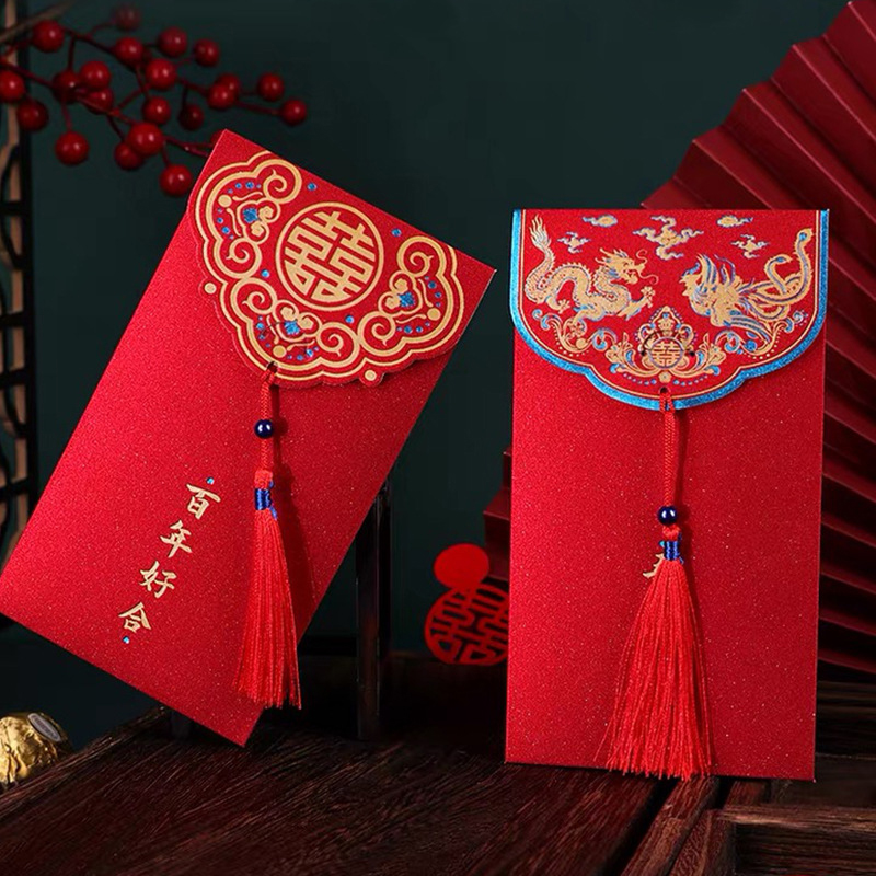 10pcs Traditional Chinese Wedd - Wedding Envelopes avaliação e preço