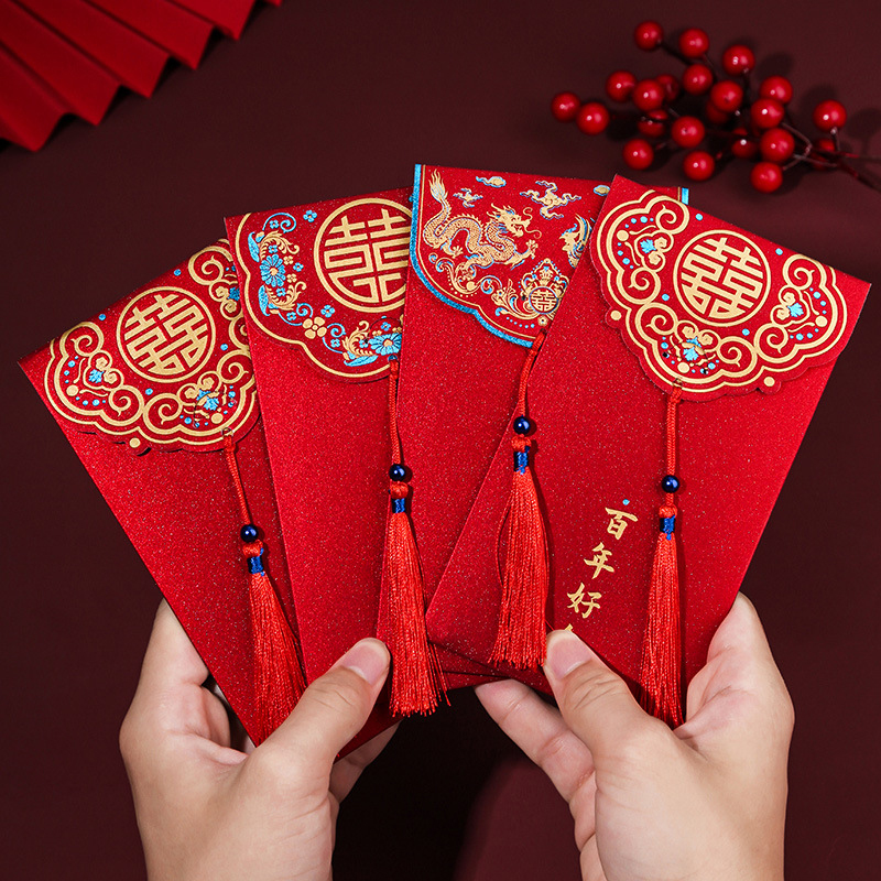 10pcs Traditional Chinese Wedd - Wedding Envelopes avaliação e preço
