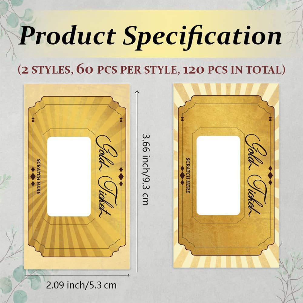20 pcs Gold Scratch off Cards  - Wedding Supply Business avaliação e preço