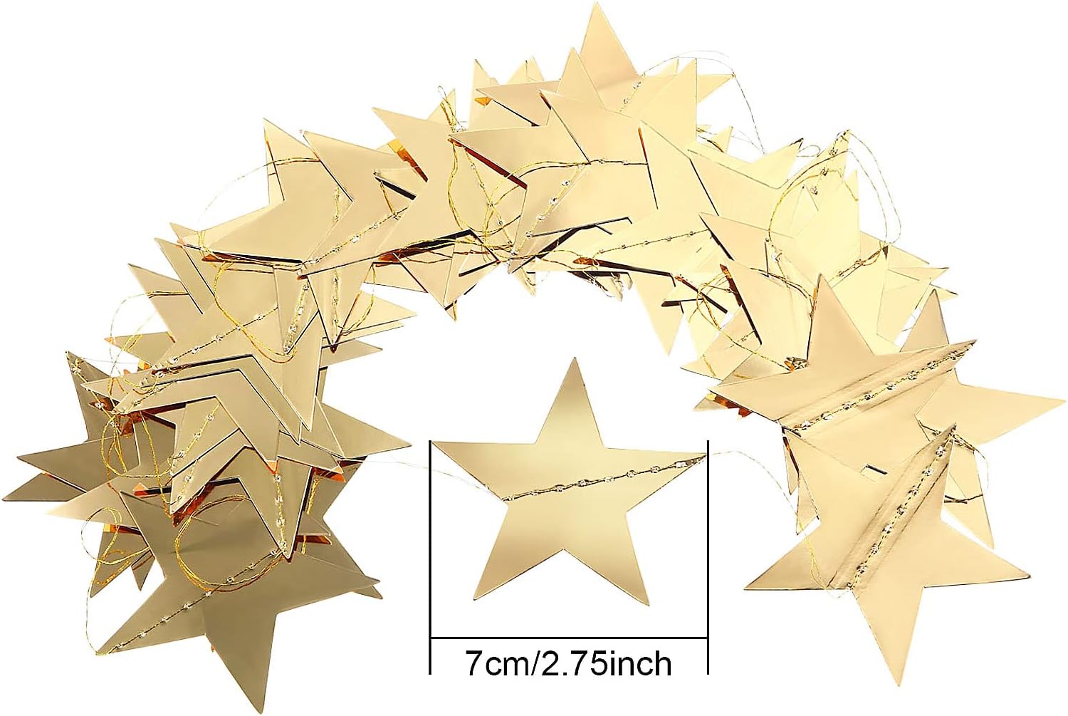 130ft Star Garland Banner for  - Wedding Supply Decor avaliação e preço