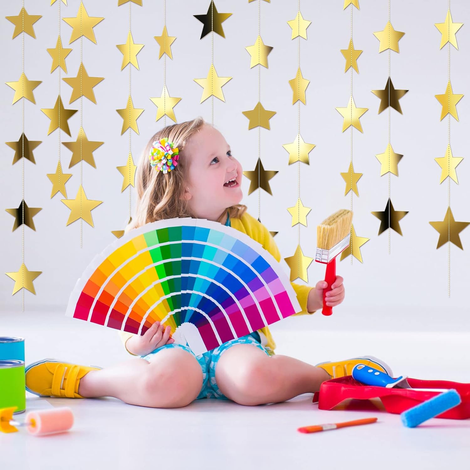 130ft Star Garland Banner for  - Wedding Supply Decor avaliação e preço